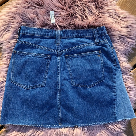 Madewell Rigid A-Line Mini Skirt- Pieced Edition - Picture 7 of 7